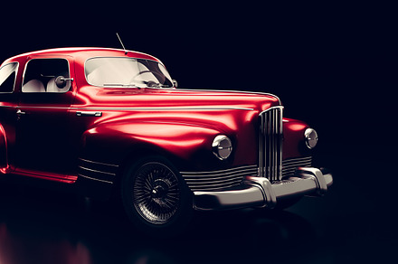 Classic retro car. Vintage vehicle., a Transportation Photo by Photocreo Michal Bednarek