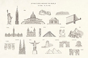 Around the World. Travel Bundle., an Object Illustration by Designwork (Thumbnail 12 of 18)