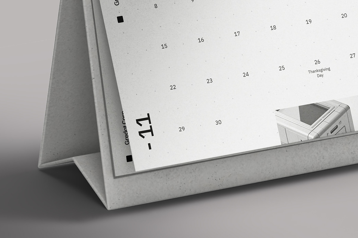 2026 Desk Calendar - Greedot preview 5