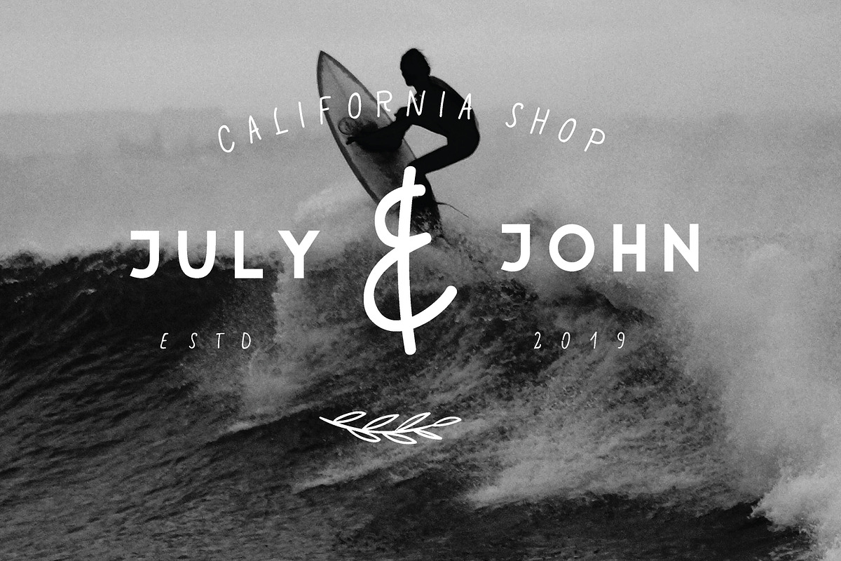 Jenice | display font preview 5