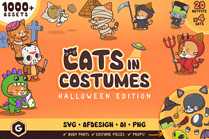 Cats in Costumes: Halloween Edition