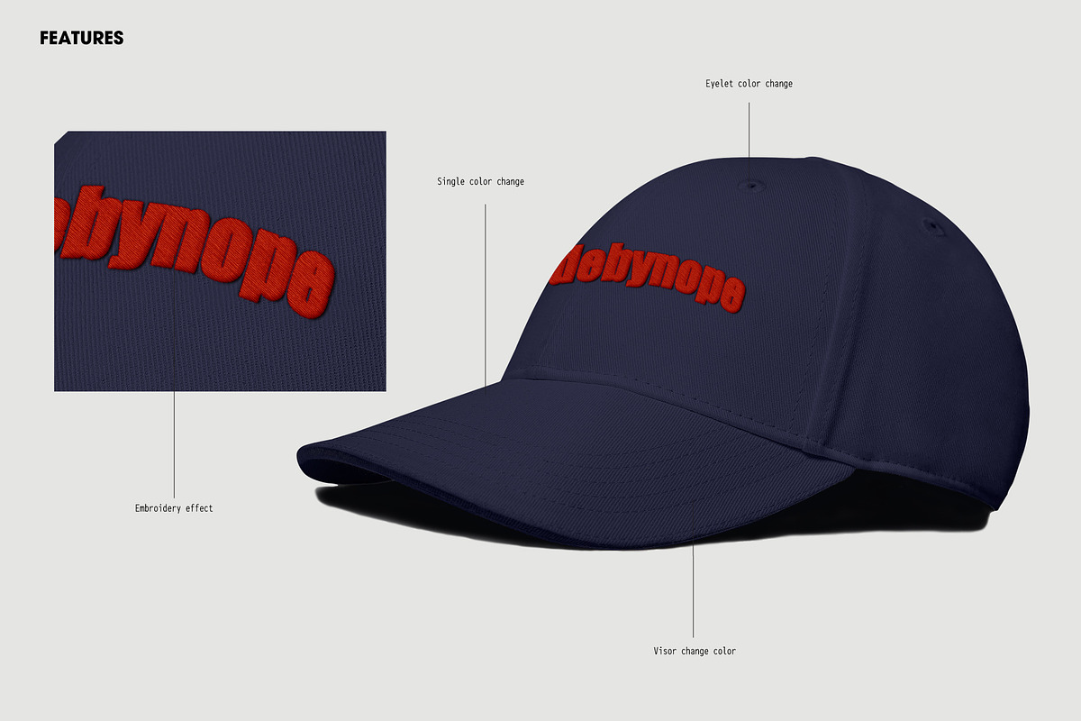 Baseball Caps Hat Mockup Drop 2, a Hat Mockup by made_by_nope (Photo 6 of 7)