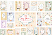 Whimsical Cottagecore Frames, a Decorative Illustration by whiteheartdesign (Thumbnail 1 of 9)