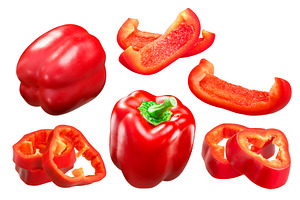 Red bell peppers stock photo containing bell pepper and california wonder