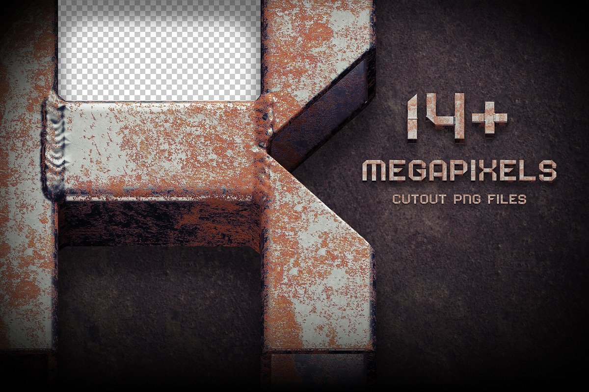 Rough Weld – Color Bitmap Font, a Font by Gleb Guralnyk (Photo 2 of 5)