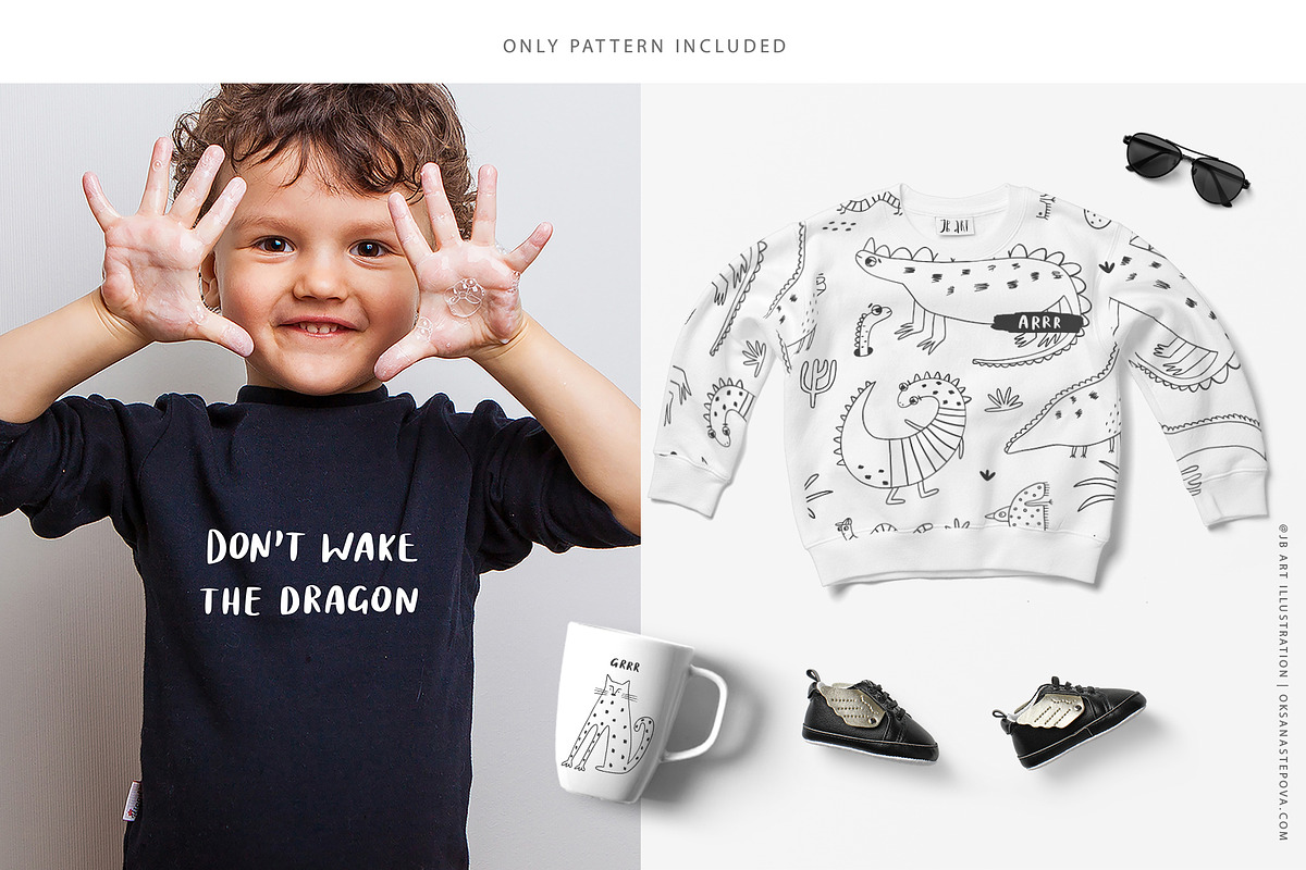 Pattern Bundle for Kids | 162, a Pattern Graphic by Oksana Stepova (Photo 8 of 37)