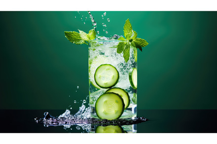 splash refreshment cocktail drink, a Food & Drink Photo by pikepicture