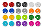 Vector Button Set., an Object Graphic by Gomolach (Thumbnail 1 of 25)