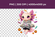 Pastel Halloween Clipart - 33 PNG, an Animal Illustration by InkyQueenArt (Thumbnail 5 of 8)
