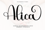 Alica, a Handwritten Font by InermediaSTUDIO (Thumbnail 1 of 7)