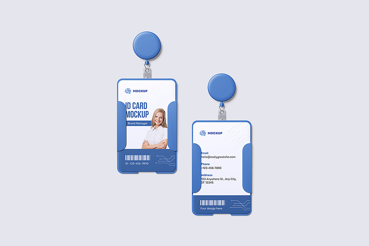 Id Card Holder Mockup, a Product Mockup by Riel Concept (Photo 3 of 5)