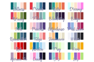 111 Color Palettes For Procreate