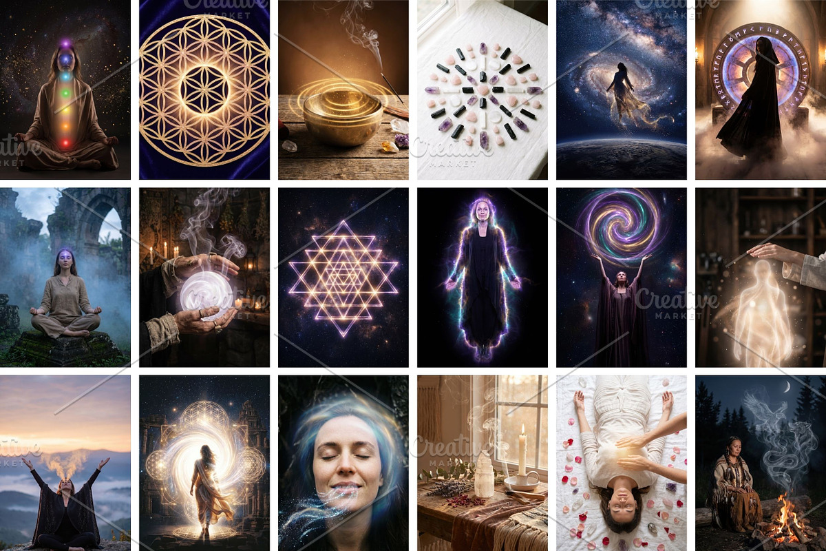 Spiritual Stock Photo Bundle, an Arts & Entertainment Photo by Selenique Studio (Photo 6 of 9)