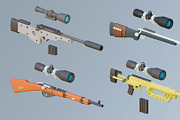 Weapons 2, an Object 3D Model by ithappy (Thumbnail 23 of 32)