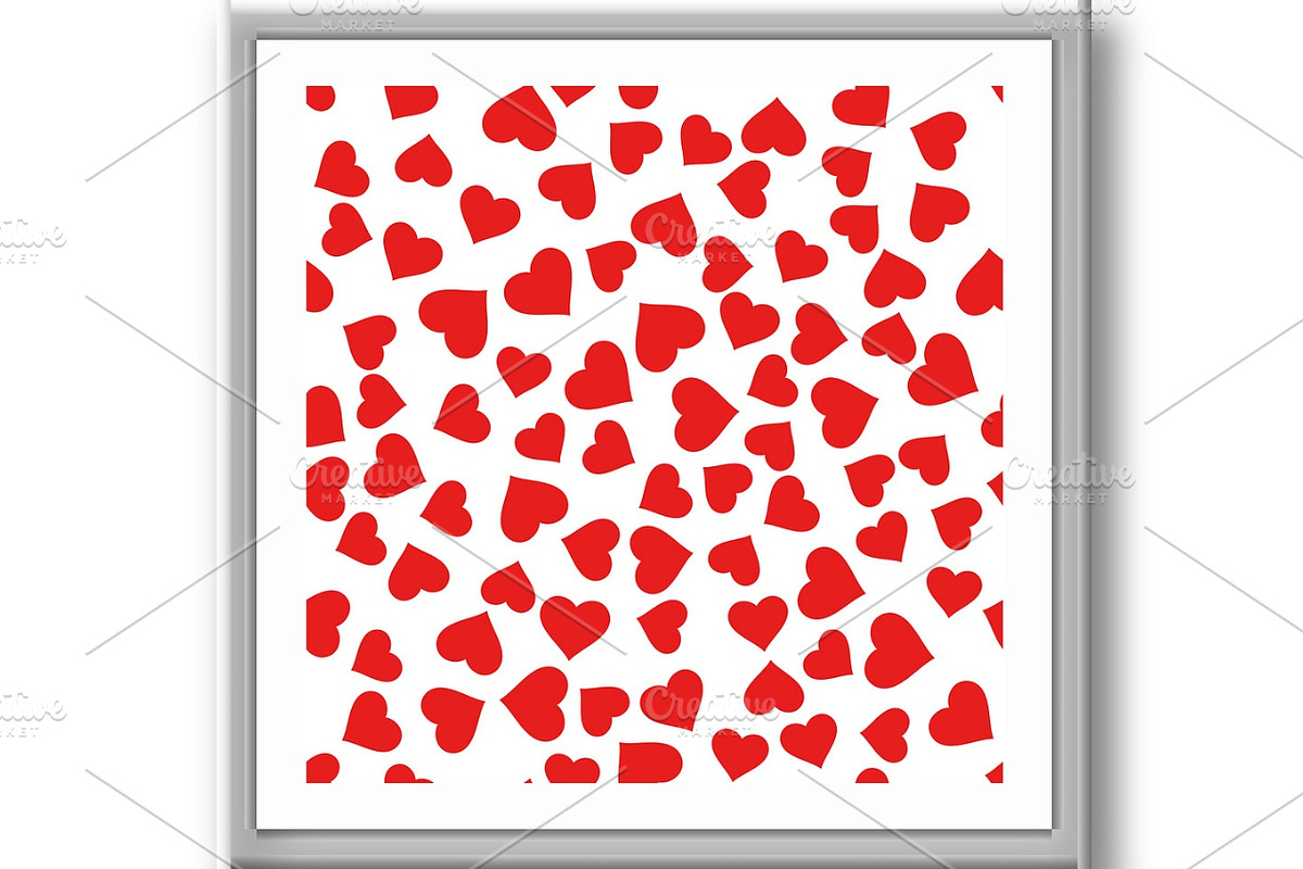 Seamless pattern with hearts, a Pattern Graphic by RODINA (Photo 3 of 3)