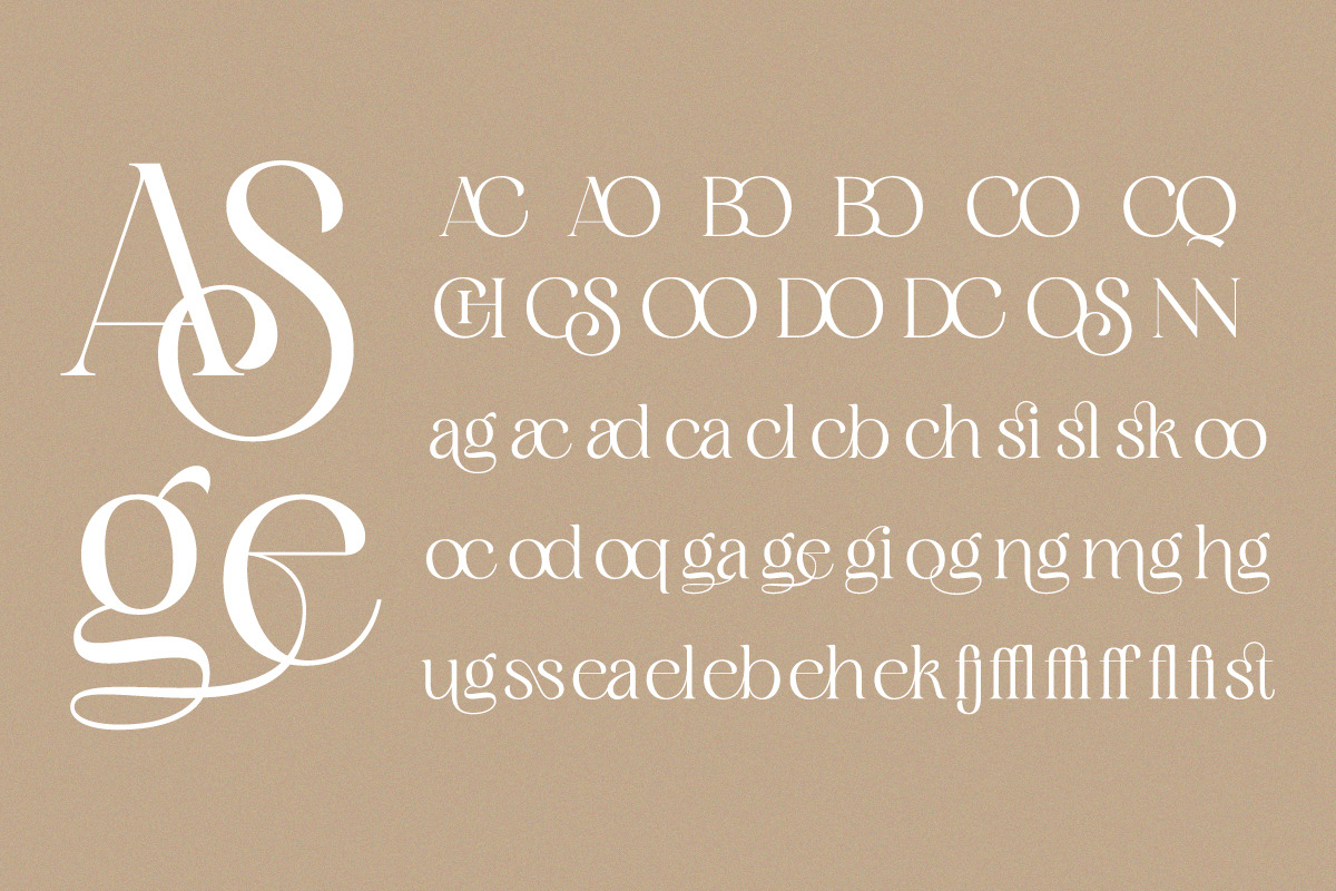 Silkydusk - Luxury Modern Serif Font, a Serif Font by Qweera Studio (Photo 10 of 12)