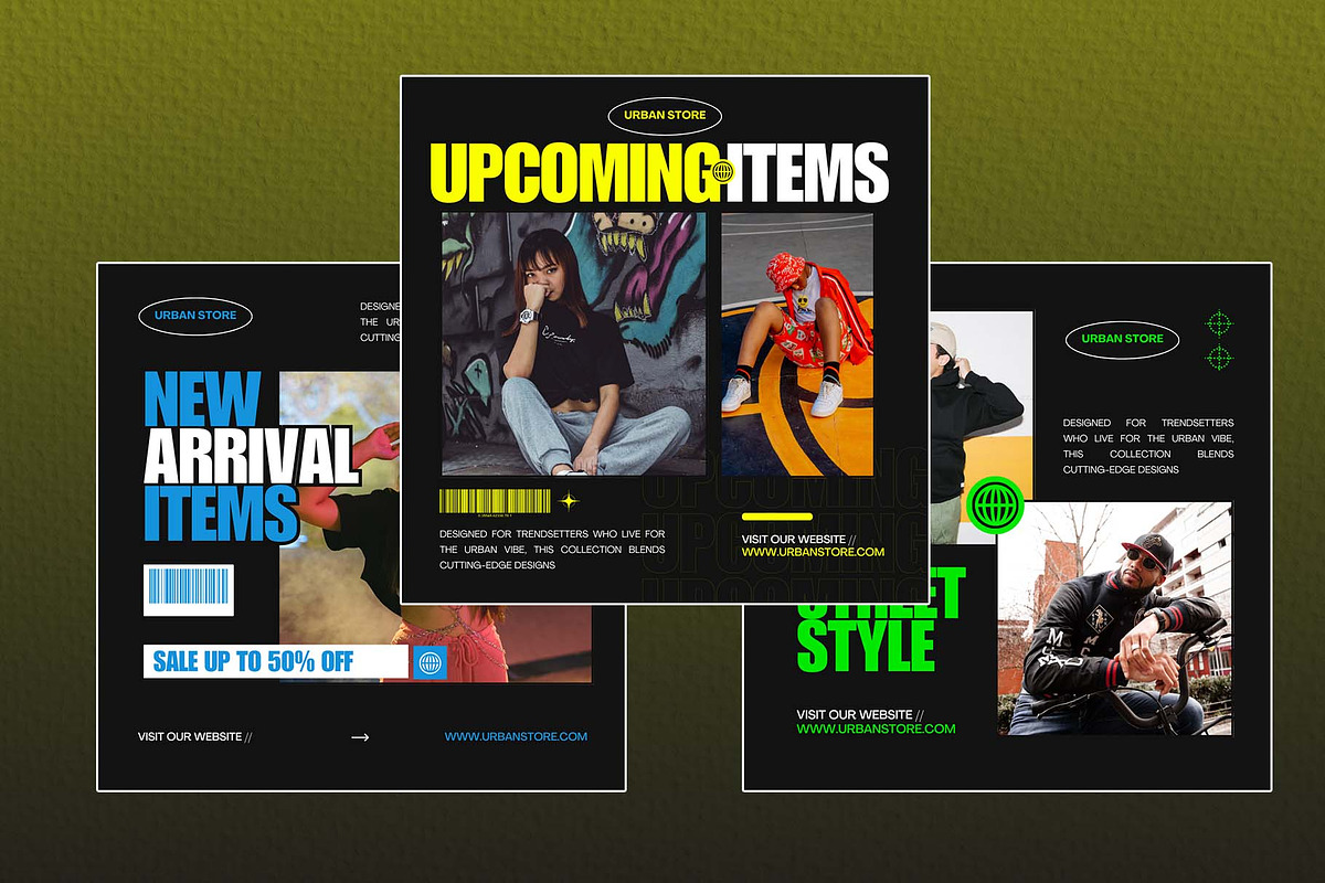 Cult - Instagram Fashion Template, a Social Media Template by Inviline.co (Photo 7 of 7)