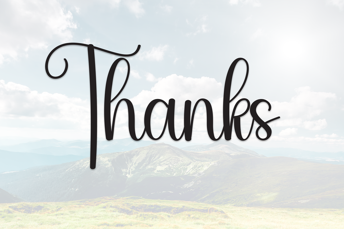 Mountain | Script Font, a Handwritten Font by Scratchones (Photo 9 of 9)
