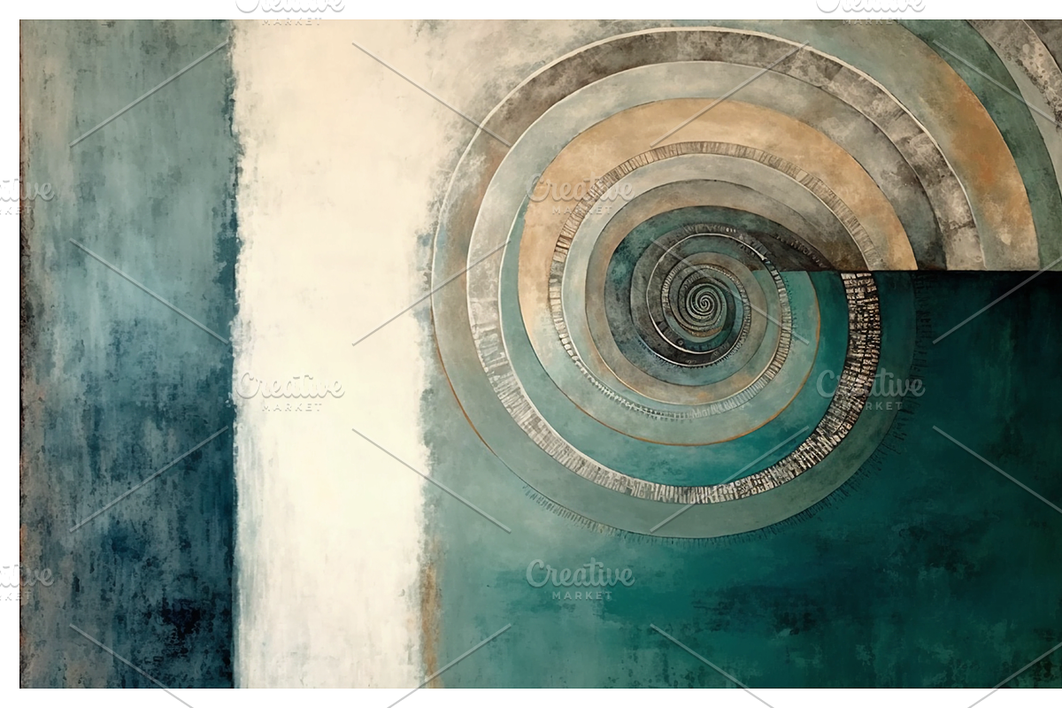 Baal Collection · Blue Spiral, a Texture Illustration by milatovar (Photo 8 of 16)