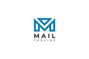 Mail Letter M Logo, a Branding & Logo Template by johnkent