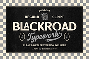 Blackroad, a Sans Serif Font by Burntilldead (Thumbnail 1 of 11)