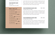 Modern Resume Template, a Resume Template by ContestDesign (Thumbnail 3 of 5)