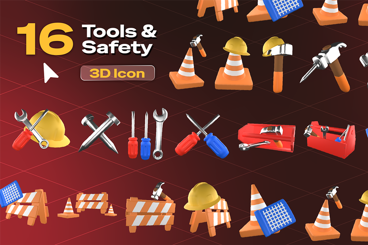 Tools and Safety Construction 3D, an Architecture 3D Model by Burntilldead (Photo 6 of 7)