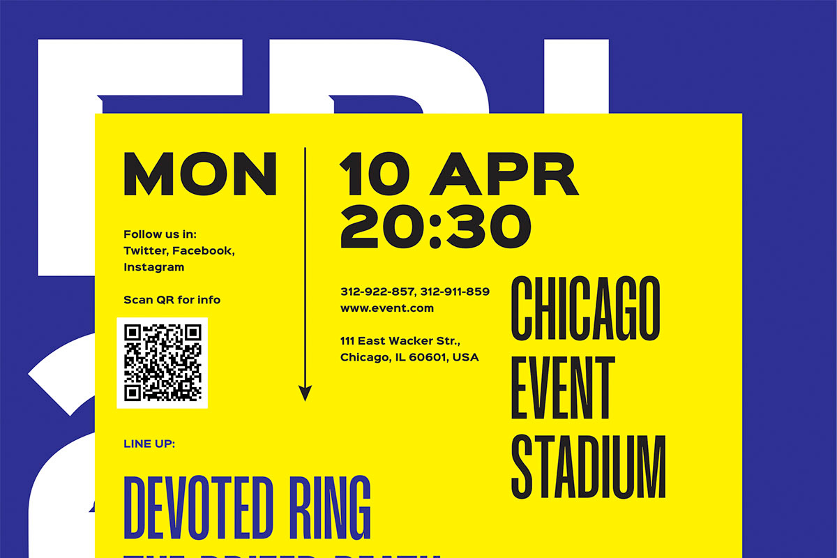 Artist Event Poster, a Flyer Template by Danil Polshin (Photo 5 of 9)