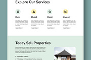Real Estate Landing Page, an UI Kit Template by CreativeShaper (Thumbnail 3 of 6)