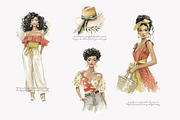 Spring romantic watercolor clipart, a Decorative Illustration by Patishop Art (Thumbnail 4 of 9)