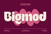 Bigmod, a Sans Serif Font by saemoon creative (Thumbnail 1 of 15)