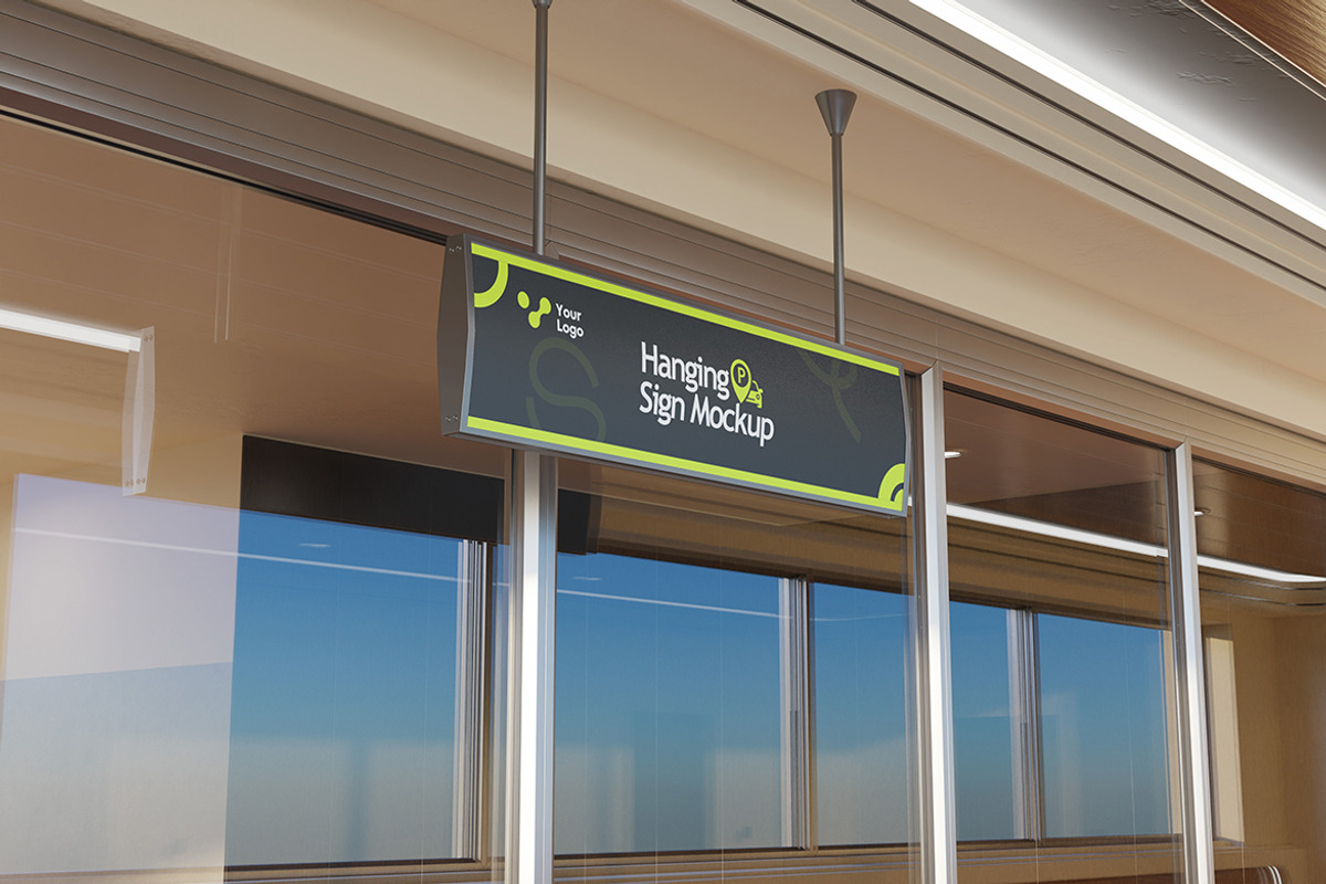 Hanging Sign Mockup, a Product Mockup by MrLetters (Photo 4 of 5)