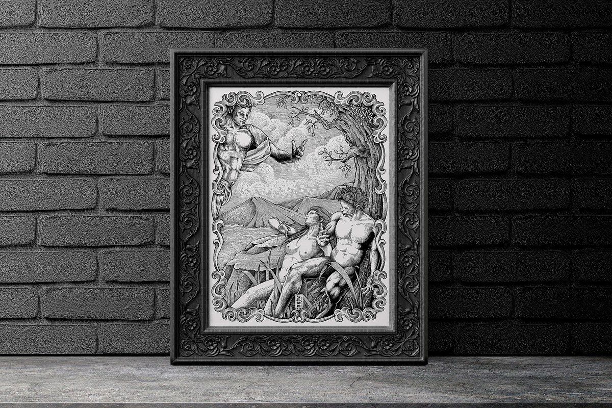 Engrave Style Illustration, Part 1, an Illustration by NStudio (Photo 7 of 8)