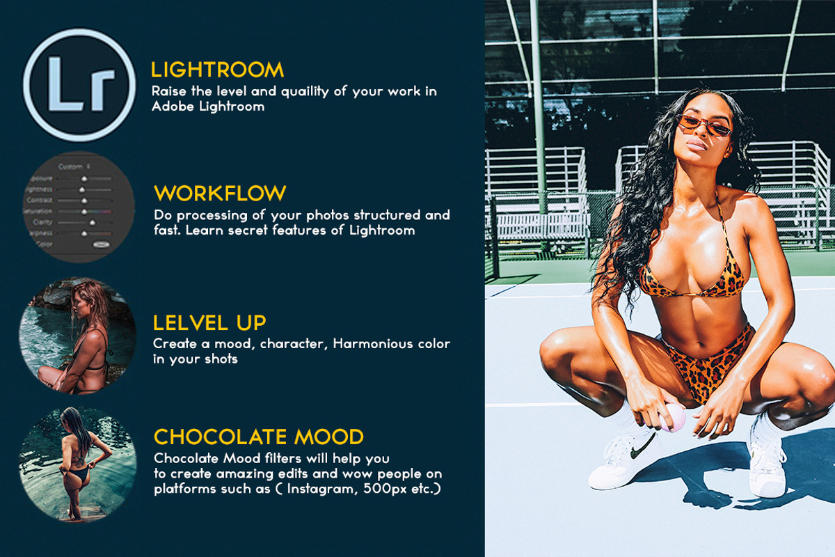 Chocolate Mood Lightroom Presets, an Action Add-On by Lavinsky Art Store (Photo 2 of 9)