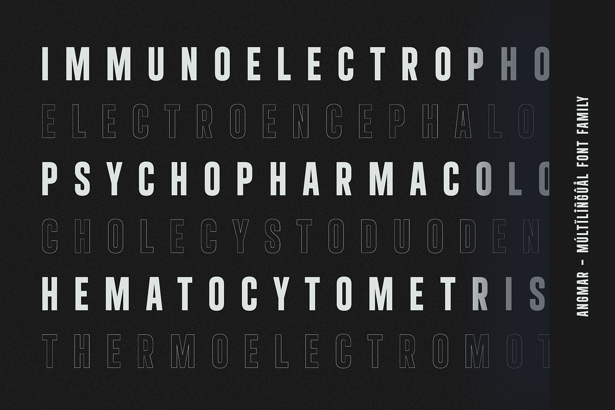 Angmar - A Powerful Font Family, a Sans Serif Font by alpercakici (Photo 13 of 14)