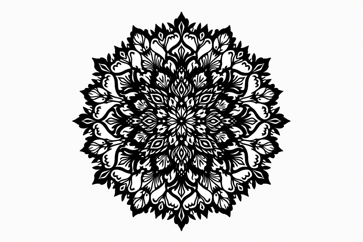 Vintage Floral Laser Cut Ornamental, an Object Illustration by BIPLOB EXPERT (Photo 3 of 14)