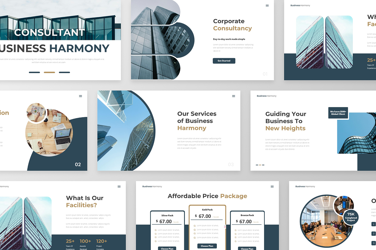 Harmony - Business Consultant, a Presentation Template by GraphauseProject (Photo 3 of 6)