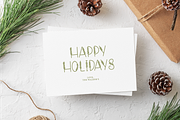 HAPPY HOLIDAYS Font Family, a Font by Blush Font Co. (Thumbnail 7 of 12)