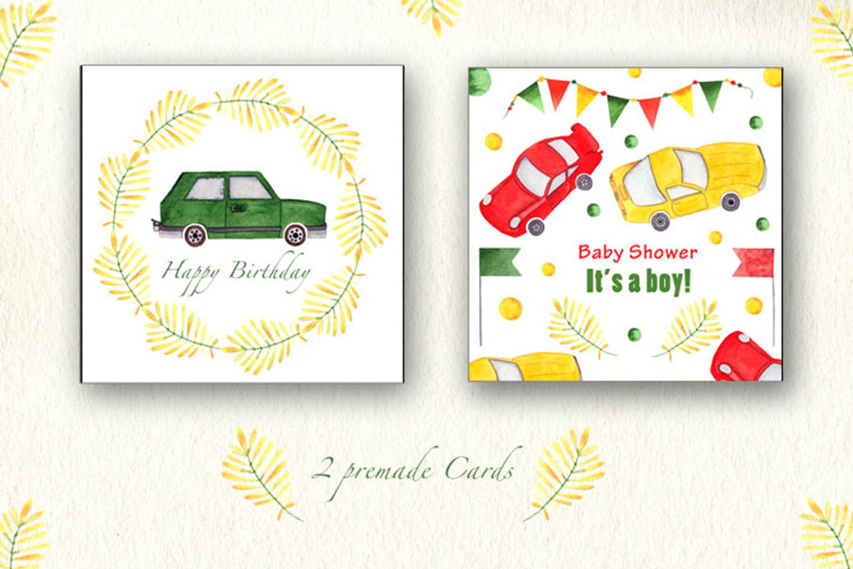 BOY's Little Car Collection, a Transportation Illustration by TanataDesign (Photo 2 of 6)
