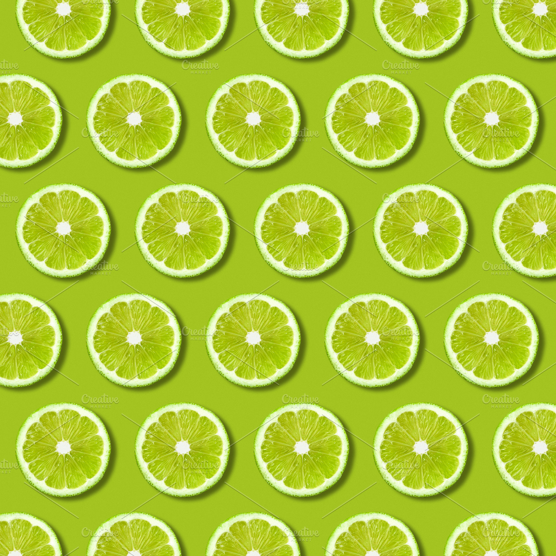 Green lime fruit slices texture, a Food & Drink Photo by BOOCYS