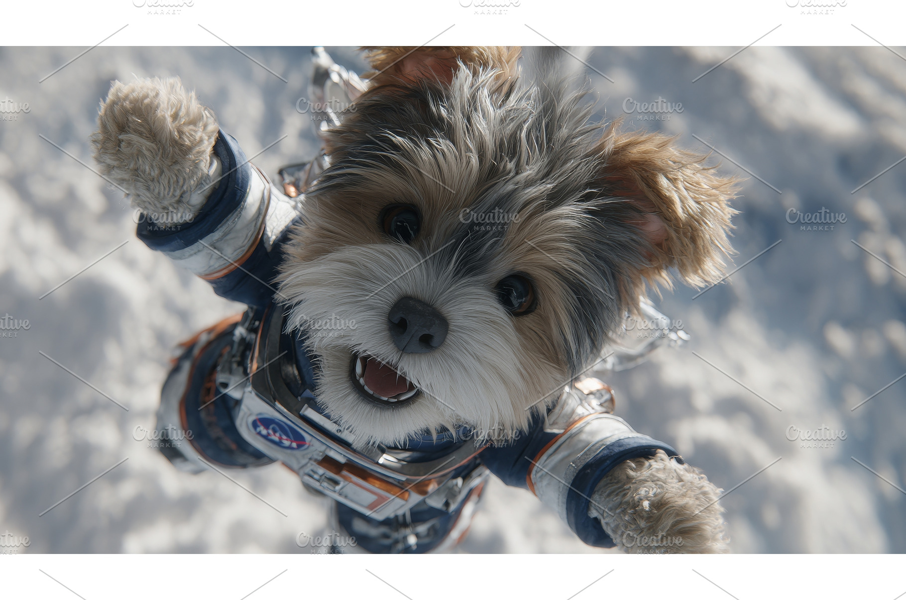 A small canine clad in a charming, an Animal Photo by ZinetroN