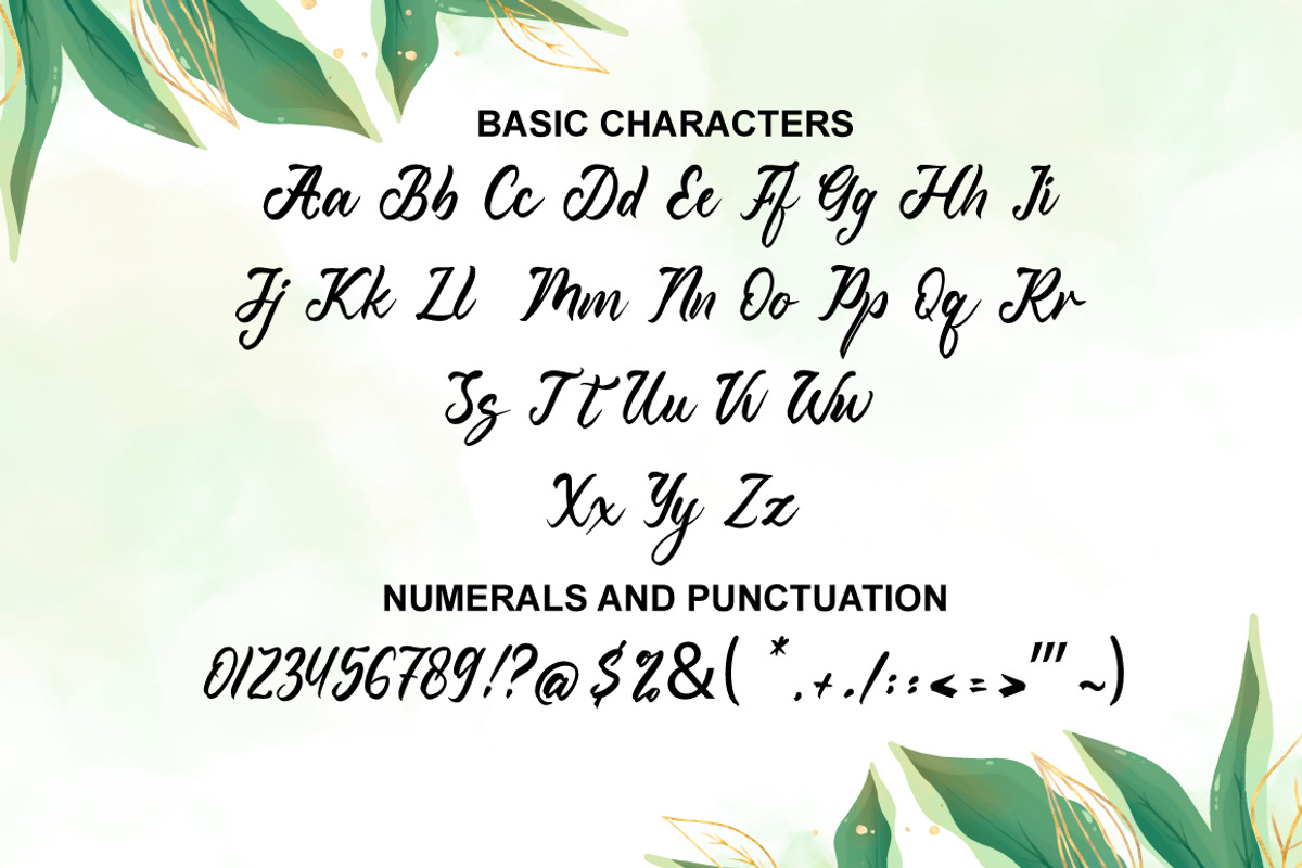 Alesandra a Modern Calligraphy, a Script Font by Fatmawati (Photo 10 of 12)