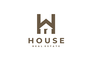 House Letter H Logo, a Branding & Logo Template by yopie