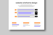 Website Wireframe Template  UX UI, a Wireframe Template by MightyDesign (Thumbnail 6 of 9)