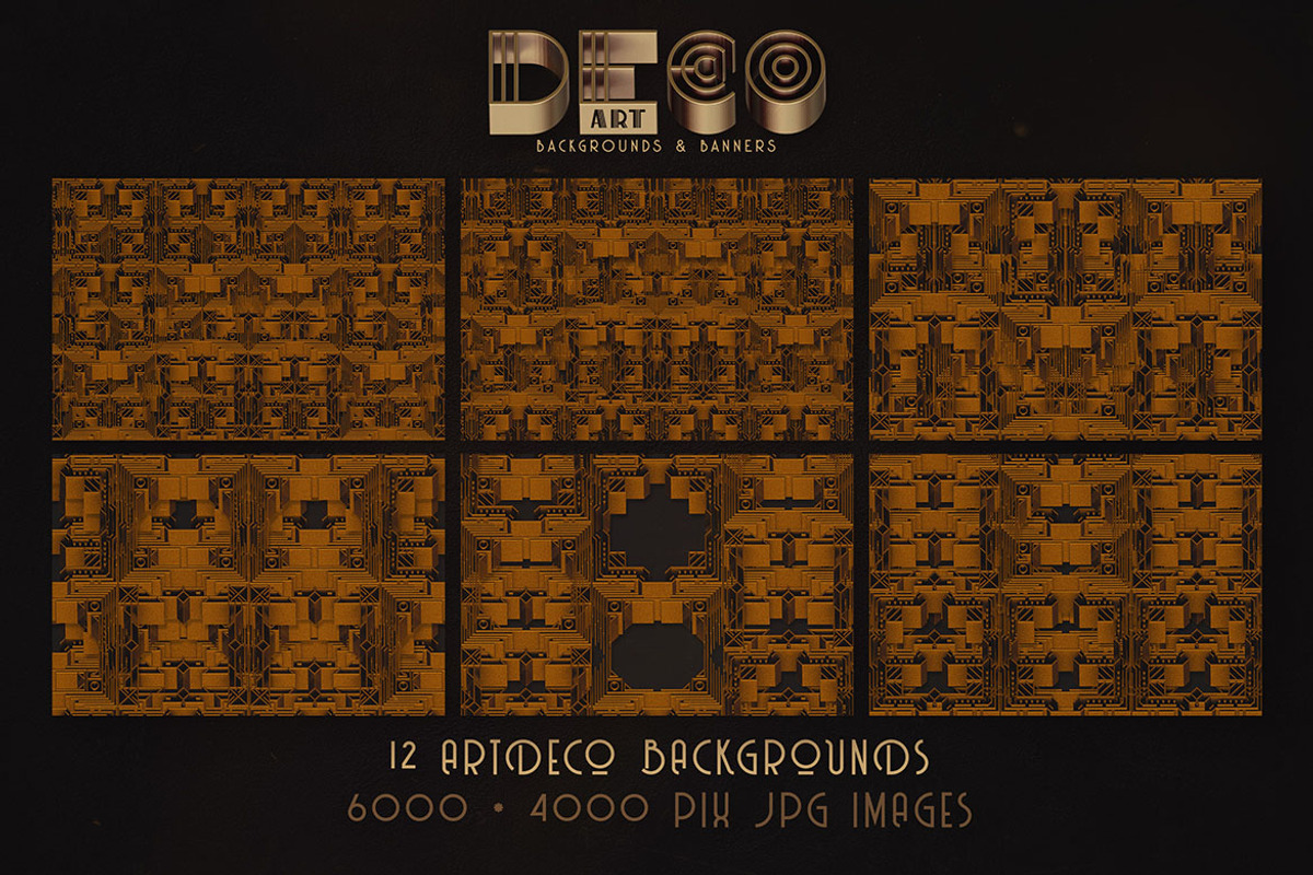 SALE Art Deco Toolkit, a Background Graphic by Cruzine (Photo 20 of 111)