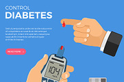 Control Your Diabetes Concepts, a Healthcare Illustration by TAlex (Thumbnail 5 of 6)
