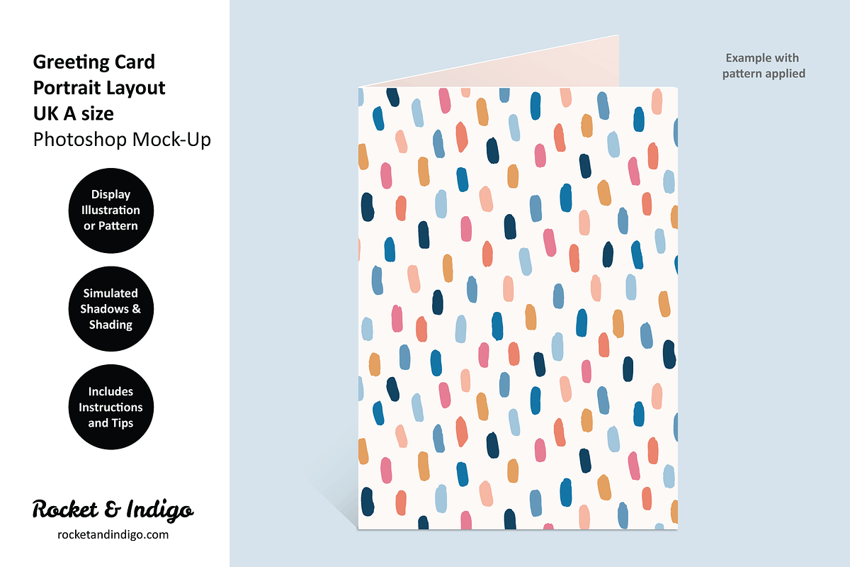 UKA Greeting Card Photoshop Mockup 4, a Product Mockup by Rocket & Indigo (Photo 2 of 3)
