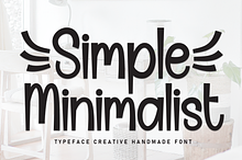 Simple Minimalist | Script Font