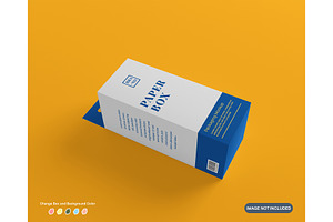 Hanging Paper Box Mockup