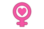 Femenine Illustration Icon, an Icon by Pexelpy (Thumbnail 1 of 2)
